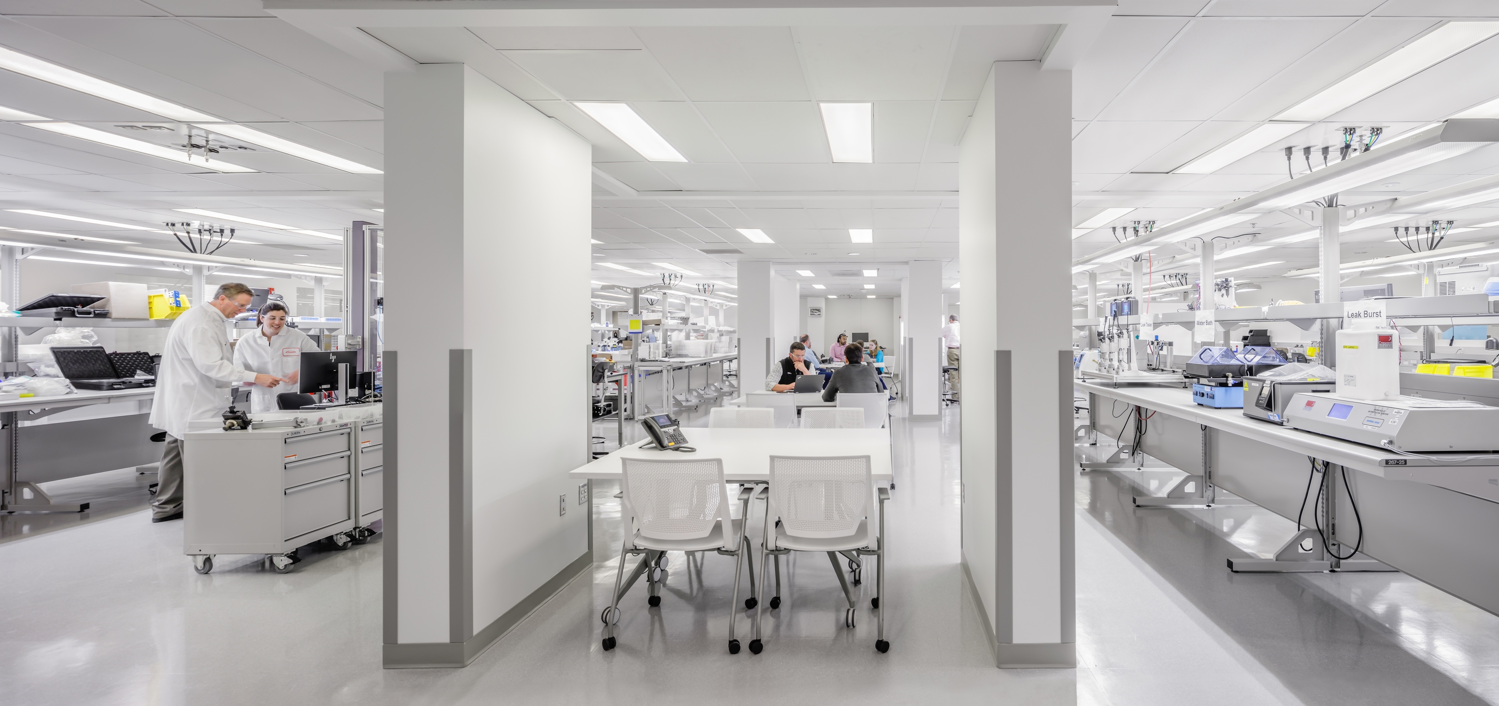 Medical devices and support functions create a Center of Excellence at 125 Spring Street.