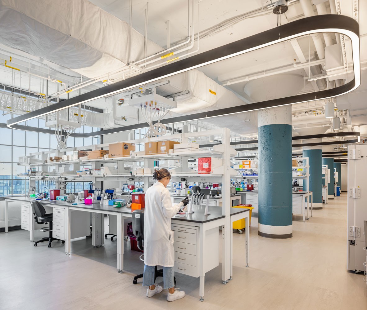 Historic building redesigned as lab space in Boston