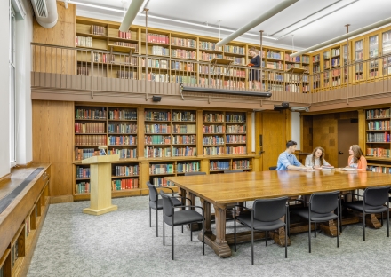 Robinson Hall Library at Harvard University