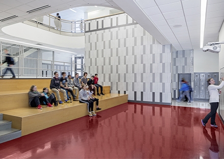 SMMA's Interior Design for Ayer Shirley High School