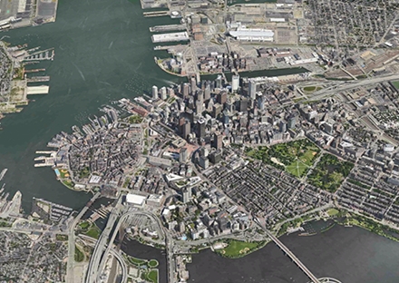 iOS 11 aerial view map