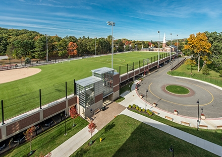 Elevated Athletic Fields & Parking Garage, Worcester Polytechnic Institute
