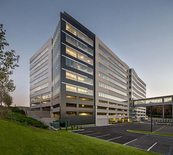 Keurig Dr Pepper offices and parking lot in Burlington, MA